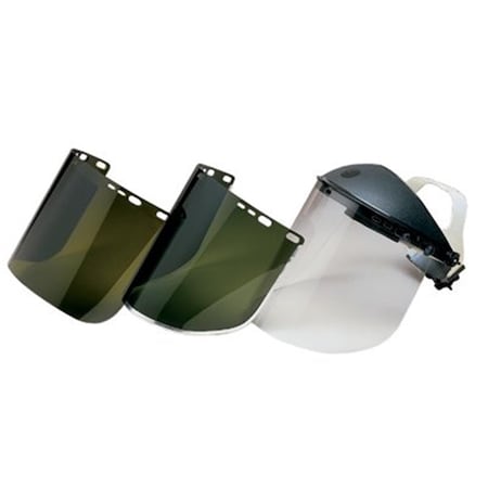 34-60-Pc -Flat Polycarbonate Faceshield Multicoloured